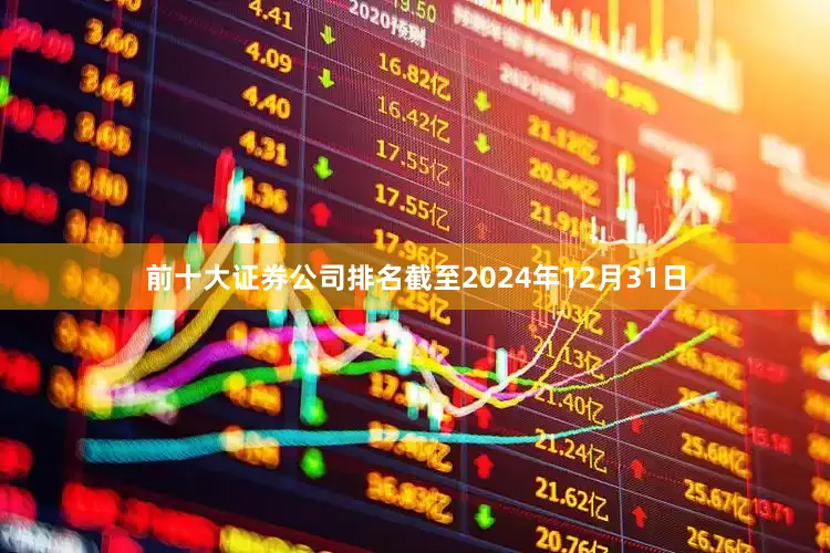 前十大证券公司排名截至2024年12月31日